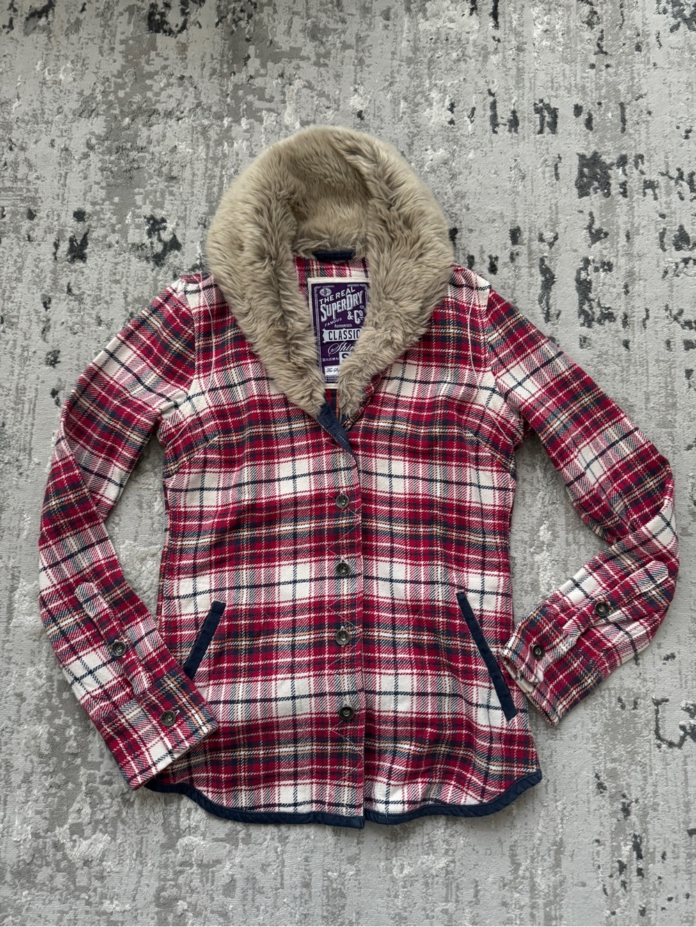 Vintage Superdry Flannel Jacket S